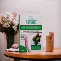 قناع العناية باليدين بالشاي وزبدة الشيا قناع وجه ع...