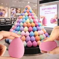 اسفنجة مكياج إسفنجة مزج الجمال لجميع أنواع مستحضرا...