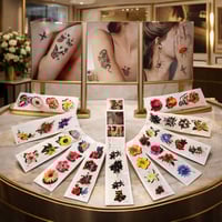 12 كرت تاتو ايموم تاتو مؤقت واقعي للنساء نمط انيق،...