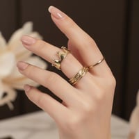 ثلاثة خواتم بمقاس مفتوح