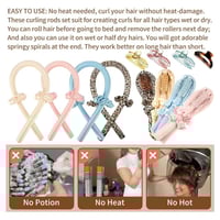 عصا تمويج شعر الراس من تيك توك لتجعيد الشعر الطويل...