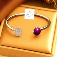 اسواره نسائي مع الخاتم ضمان الون سنه سوار أنيق و ن...