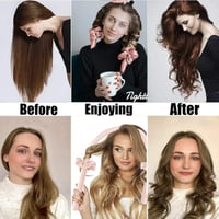 عصا تمويج شعر الراس من تيك توك لتجعيد الشعر الطويل...