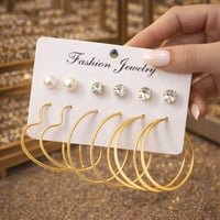 حلق نسائي حلق أنيق و ناعم اقراط رفيعة عصرية مصنوعة...