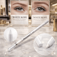 كحل أبيض من ريال بيوتي قلم تحديد عيون مقاوم للماء...