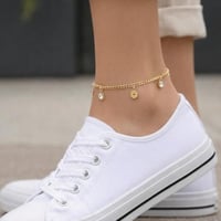 خلخال أنيق و ناعم مرصع بالزركون خلخال رفيع مصنوع م...