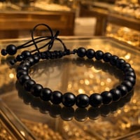 اسوارة لون اسود نسائية ورجالي