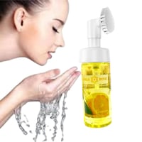 رغوة مزيل مكياج مع الفرشة من ديالا روز غسول وجه جل...