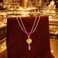 سلسال نسائي ناعم عقد أنيق و ناعم سلسلة رفيعة مصنوع...