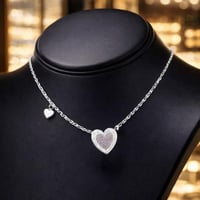 سلسال ناعم تشوكر نسائي لون فضي عقد أنيق و ناعم مرص...