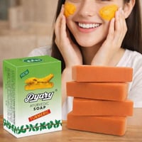 صابونة الكركم يزيل لوح صابون الكركم للوجه والجسم ا...