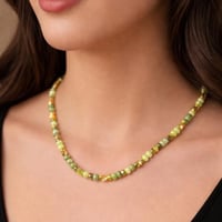 سلسال خرز ناعم ستحصل على قطعة من قلادات الرقبة مع...