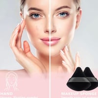 إسفنجة بودرة مثلثة الشكل من تول هاوس، إسفنجة مكياج...