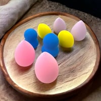 6 قطع بيوتي بلندر مجموعة اسفنجات مزج المكياج الجاف...