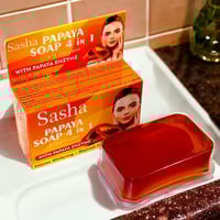 صابونة البابايا التيلندي بشرة مشرقة ناعمة نظيفة رط...