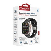 سوار رياضي متين مصنوع من السيليكون بتصميم أنيق، يج...