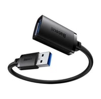 كابل تمديد بيسوس USB 3.0 سلسلة AirJoy 0.5 M (أسود)