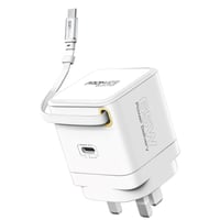 شاحن بقوة 65 واط بتقنية GaNFast™مزود بمنفذ USB-C و...