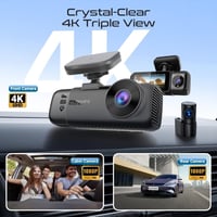 أفضل كاميرا سيارة بدقة‎4K Ultra HD‎ بثلاث عدسات تم...