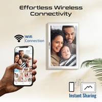 إطار صور رقمي عالي الدقة بشاشة لمس 10.1 بوصة، يدعم...