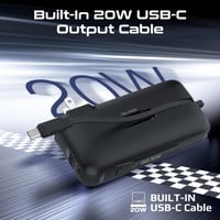 شاحن حائط وبطارية متنقلة فائقة الصغر وسريعة الشحن،...