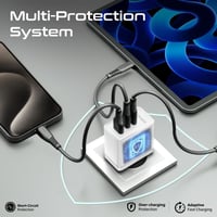 شاحن بتقنية GaNFast™ بقوة 45 واط مع تقنية الشحن ال...