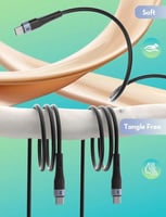 سلك راف باور سيلكون تايب سي الى تايب سي بقوة 60 وا...