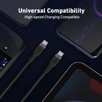 كابل طول 2 متر USB CC مضفر من النايلون FIBER 60 من...