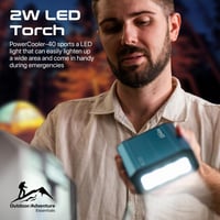 PowerCooler-40 ثلاجة صغيرة متنقلة بسعة 40لتر مزودة...