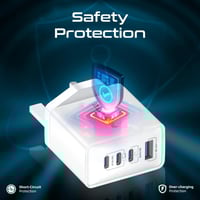 أقوى راس شاحن جداري فائق السرعة بتقنية GaN بقوة 67...