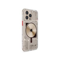 جراب سكين ارما (NOVA) شفاف ماج سيف لون ذهبي ايفون...