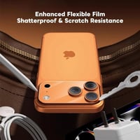 حماية عدسات ايفون 17 برو ماكس ارمور برو شفافة مقاو...