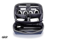 ألوت - حقيبة يد جلد مايكروفايبر بسعة 1 لتر مع حزام...