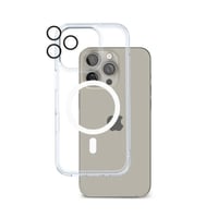 بكج حمايه ايفون 16 برو ماج سيف 3 في 1 شفاف من ارمو...