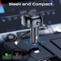 أفضل شاحن سيارة متعدد المنافذ بقوة 62 واط بقدرة تو...