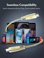 سلك راف باور نايلون بقوة 60 واط تايب سي الى تايب س...