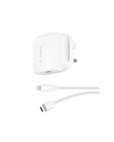 شاحن بيلكن تايب سي 20 واط + كيبل تايب سي لايتننج