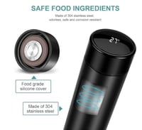 مطارة ذكية مزود بشاشة عرض درجة الحرارة بتقنية LED