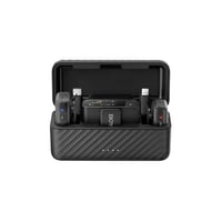 بويا - طقم مايكروفون لاسلكي بمرسلين 2 ومدى 300 متر...