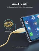 سلك راف باور تايب سي الى تايب سي نايلون بقوة 60 وا...