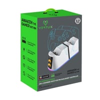 شاحن وحدة تحكم Vertux PS5 ، قاعدة مزدوجة ، مصابيح...