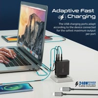 شاحن USB-C™بتقنية GaN بقدرة 140 واط مزود بمنفذ Typ...
