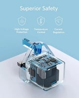 انكر - شاحن جداري باور بورت 3 كيوب بقوة 20 واط بمن...