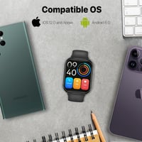 ساعة اللياقة الذكية xWatch-TF2 المزودة بشاشة TFT ب...