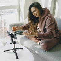 دريب - عصا سيلفي مغناطيسي 360 درجة قابل للطي مع ري...