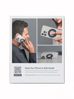 مسكة الهاتف المغناطيسية المتوافقة مع ماج سيف متعدد...