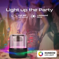 تجربة صوتية مدهشة مع مكبر الصوت Glitz-L بقدرة 10 و...