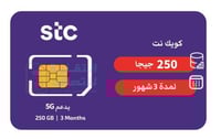 شريحة بيانات STC 250 قيقا ٣ أشهر