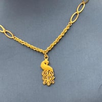 عقد ذهب عيار 21