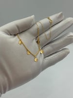 عقد ذهب عيار 21